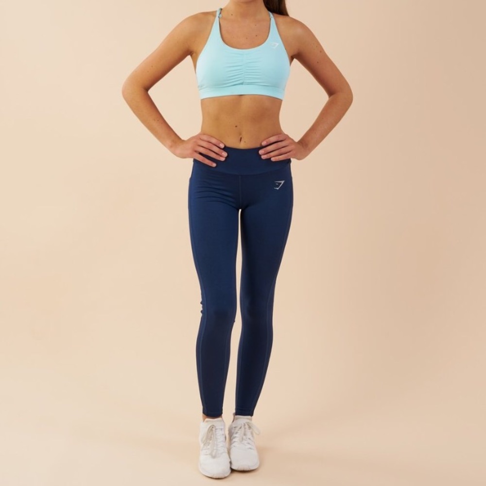GYMSHARK Sapphire Dry Sculp Leggings Size Medium